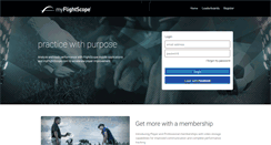 Desktop Screenshot of myflightscope.com